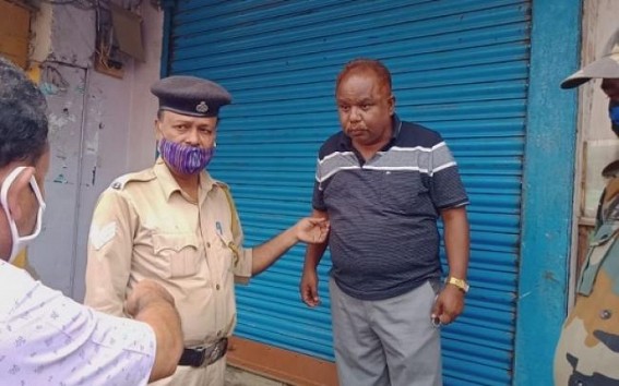 Man caught by Public over Extortion at Belonia, later handed over to police Man caught by Public over Extortion at Belonia, later handed over to police